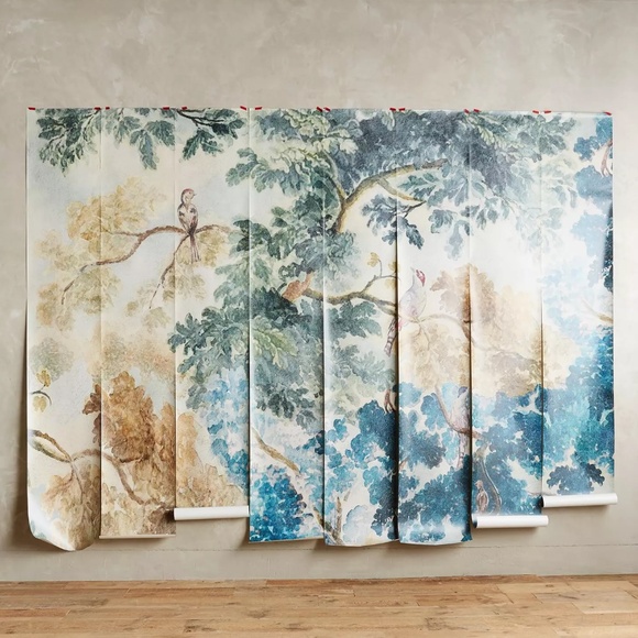 NEW Anthropologie Judarn Floral Mural - Picture 4 of 7